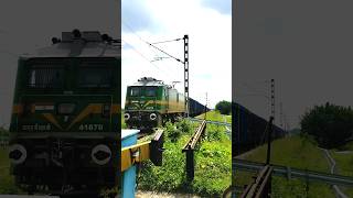 Goodstrain at level crossing 🚂 malgadi railways transport ytshorts shyamhembram [upl. by Anelrahc]