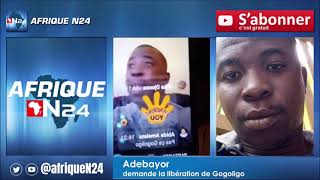 Adebayor demande la libération de Gogoligo [upl. by Jock]