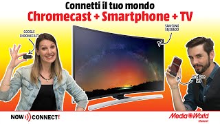 Chromecast come connetterla a TV e Smartphone  Now Connect [upl. by Terrag]