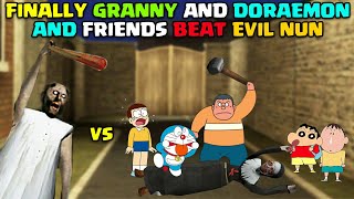 granny and doraemon and his friends vs evil nun 2 I granny vs doraemon I doraemon granny I granny [upl. by Aivart336]