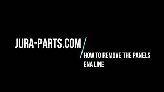 How to open Jura ENA3ENA4ENA5ENA7ENA9 Coffee Machines [upl. by Merwyn]