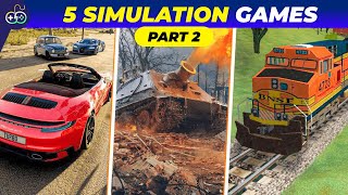 5 Best Simulation Games You Should Definitely Try 😱 Part  2 HINDI [upl. by Nidraj686]