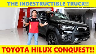 2021 TOYOTA HILUX CONQUEST 4X4 FULL REVIEW AND DRIVE IMPRESSIONS [upl. by Nnylatsyrk]