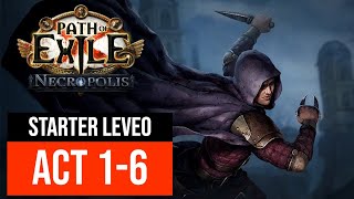 POE 324 EXSANGUINATE MINES TRICKSTER  LEVEO ACT 16 [upl. by Tabby]