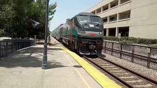 Metrolink 312 Claremont To San Bernardino Tier 4 F125 913 And Hyundai Rotem Cab Car 683 6182024 [upl. by Eniamzaj]