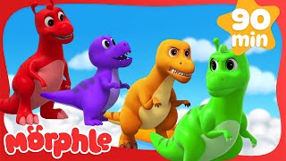 Color TRex Dinosaurs and Eggs🦖🦕  Cartoons for Kids  Mila and Morphle [upl. by Otreblasiul]