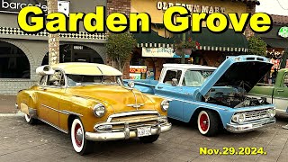 Classic Car Show Historic Main Street Nov292024 Garden Grove California [upl. by Scrivenor553]