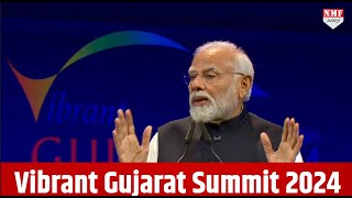 गुजरात ग्लोबल समिट में बोले PM Modi कहा भारत अगले 25 वर्षों के लक्ष्य पर कर रहा काम [upl. by Lusa]