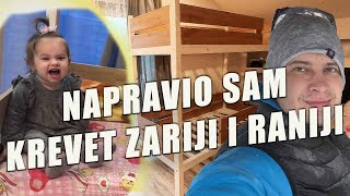 ZARIJINA REAKCIJA NA KREVET ŠTO SAM NAPRAVIO uštedio 500 KM [upl. by Lallage857]