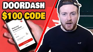 How to get a 100 DoorDash Promo Code in 2024  Free Food Coupon Code [upl. by Stricklan552]