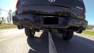 Mufflex DOD18M review BEST SOUND 2013 Ram 1500 HEMI [upl. by Ecneitap785]