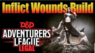 Inflict Wounds Build  DampD 5e Character Builds for Adventurers League [upl. by Natam]