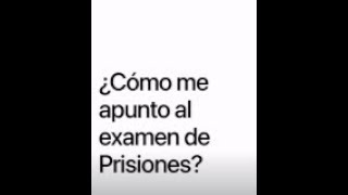 ¿Cómo apuntarme al examen de Ayudantes de Instituciones Penitenciarias [upl. by Silletram483]