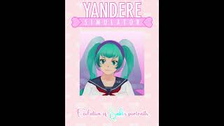 The evolution portrait of Saki Miyu  Yandere Simulator shorts short [upl. by Cyrilla575]