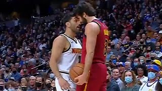 Ricky Rubio vs Facu Campazzo gotta be the funniest scuffle in NBA history 🤭 [upl. by Ssecnirp997]