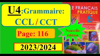 Grammaire  CCLCCT  Français pratique  6ème AP [upl. by Chappell]