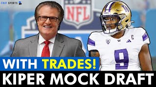 2024 NFL Mock Draft From ESPN’s Mel Kiper Two Rounds WITH Trades [upl. by Omora]