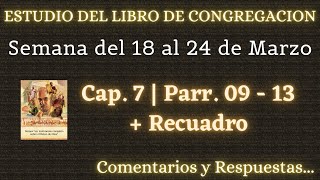 ESTUDIO DE LIBRO DE CONGREGACIÓN ✅ SEMANA DEL 18 AL 24 DE MARZO [upl. by Htidra]