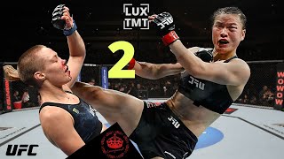 Rose Namajunas vs Weili Zhang 2  Full Fight Highlights Promo  Rose wins again [upl. by Ahsiugal143]