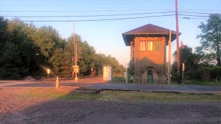 Delaware Lackawanna and Western Railroad Station in Tobyhanna Pennsylvania [upl. by Accire791]