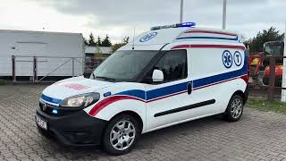 AMBULANS Fiat DOBLO XL typ T  r 2020 [upl. by Elbertina]