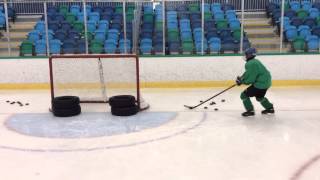 6 Hockey Scoring Drills With Leslie Global Sports [upl. by Pavyer]