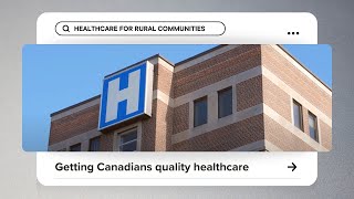 This is going to help get Canadians quality healthcare no matter where they live [upl. by Orsa]