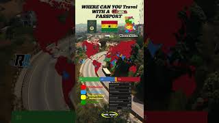 Where Can You Travel with a Ghanaian Passport  VisaFree Countries 2024 ghanaianpassport [upl. by Oremodlab]