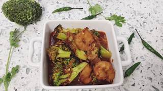 Shrimp Broccoli Chinese Restaurant Style [upl. by Anilys]