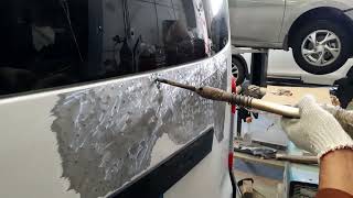 Panel Beater Works Car Dent Puller Machine [upl. by Kado]