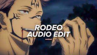 rodeo  lah pat ft flo milli edit audio [upl. by Ephrayim]