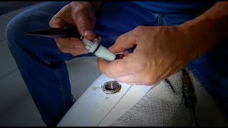 Remove Moen cartridge from jacuzzi tub [upl. by Asetal]