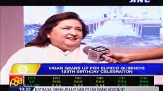 Vigan gears up for Elpidio Quirinos 125th bday [upl. by Nos]