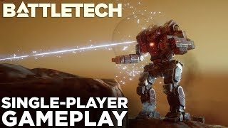 BattleTech — NEW GAMEPLAY amp SinglePlayer Campaign Impressions No Spoilers [upl. by Anerec]