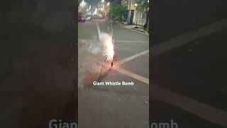 Giant whistle bomb fireworks pyro manila giant whistle firecrackers astalavista [upl. by Letisha497]