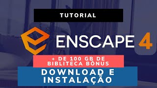 Como baixar e instalar o Enscape 40  100 GB em Blocos Bônus [upl. by Milas]