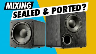 Mixing SEALED and PORTED Subwoofers for Home Theater [upl. by Meihar]