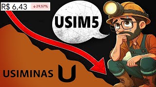 USIM5 USIMINAS VOLTA A FAZER CAIXA HORA DE INVESTIR EM USIM5 [upl. by Llertrac]