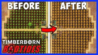 NEW UPDATE CRIPPLES IRRIGATION  Timberborn BADTIDES Ep 22  Update 5 Hard Mode [upl. by Alyam965]