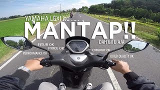 Test Ride Maxi Terkecil Yamaha Lexi 125cc Cocok Buat Ojol  Indonesia [upl. by Maggy]