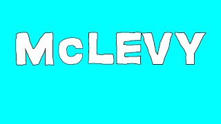 McLEVY SEASON 1 TRAILER [upl. by Naihs]