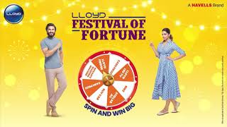 Celebrate Diwali with Lloyd Festival of Fortune  Spin amp Win Big [upl. by Stclair428]