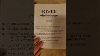 Kjver Sword Study Bible Giant Print Black Ultrasoft King James Version Easy Read  Bible Review [upl. by Metzger]