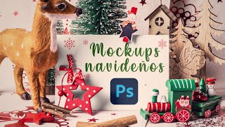 🎁 10 Mockups Navideños para Photoshop  Tutorial Paso a Paso  ¡Descarga GRATIS ✨ [upl. by Foley]