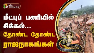 மீட்புப் பணியில் சிக்கல் தோண்ட தோண்ட ராஜநாகங்கள்  Wayanad landslides  PTT [upl. by Ahsirhcal]