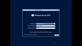 Microsoft Windows Server 2012 Kurulumu [upl. by Kleper]