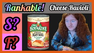 Eating Rating and Ranking the Cheese Ravioli from Chef Boyardee [upl. by Olivette]