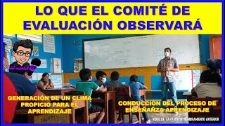 🔴👉ATENCION LO QUE EL COMITÉ DE EVALUACIÓN OBSERVARÁ EN LA CLASE MODELO 😱 NOMBRAMIENTO DOCENTE [upl. by Elmore929]