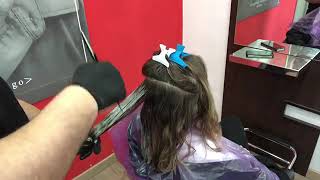 MECHAS BALAYAGE EN PELO CORTO NATURALES RUBIO MIEL MECHAS CREATIVAS BY RICARDOLUENGOPELUKEROS [upl. by Darton]