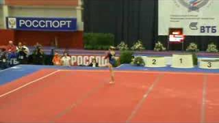 Ksenia Afanasyeva floor Russian Championship 2008 [upl. by Nohsram113]